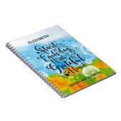 Grateful Heart Gratitude Script Quote Dandelions Notitieboek (Rechterzijde)