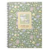 Grateful Heart Joyful Life Personalized Journal Notitieboek (Voorkant)