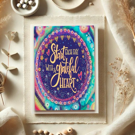 'Grateful Heart'-Kaart voor inspiratie Kaart