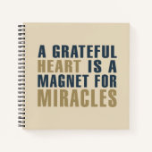 Grateful Heart Magnet for Miracles | Laptop Notitieboek (Voorkant)