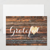 Grateful Heart - Note Cards Notitiekaartje (Voorkant / Achterkant)