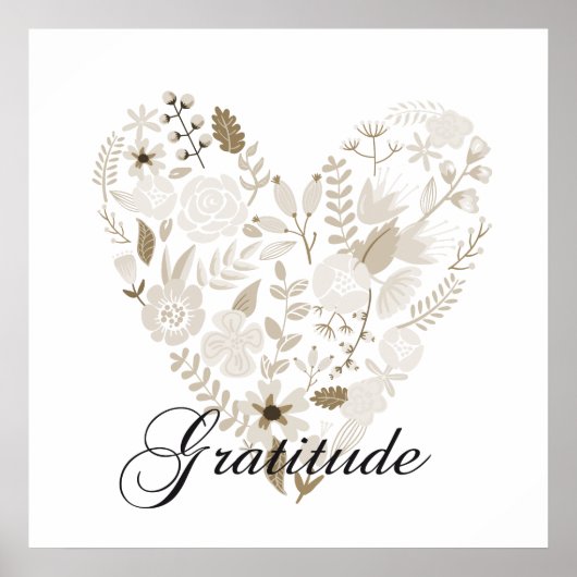 Grateful Heart Poster (Voorkant)