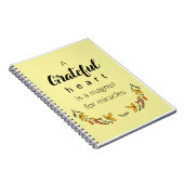 Grateful Heart Quote Spiral Notitieboek (Rechterzijde)