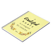 Grateful Heart Quote Spiral Notitieboek (Linkerzijde)