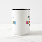 Grateful Heart Scrapbook Typography Inspirerend Mok (Midden)