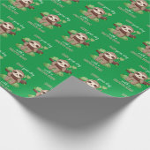 Grateful Heart Sloth Wrapping Paper Cadeaupapier (Hoek)