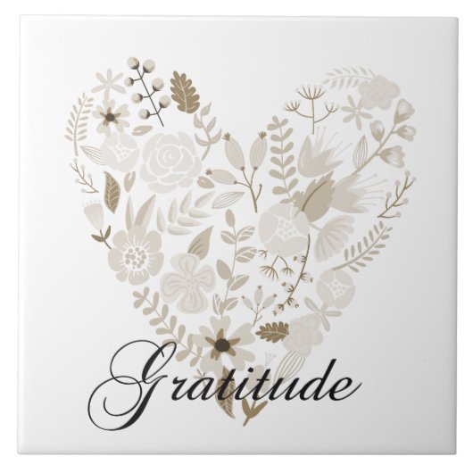 Grateful Heart Tegeltje (Voorkant)