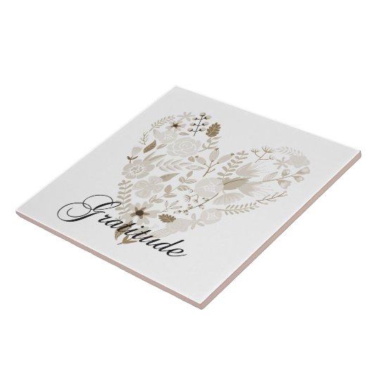 Grateful Heart Tegeltje (Zijkant)
