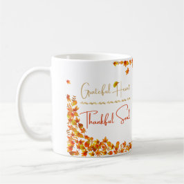 Grateful Heart Thankful Soul Mug – Minimal Fall  Koffiemok