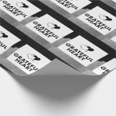 Grateful Heart. Wrapping Paper. Cadeaupapier (Hoek)