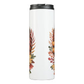 Grateful hearts gather here pumpkin wreath thermosbeker (Achterkant)