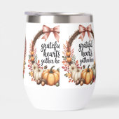 Grateful hearts gather here Thanksgiving cozy fall (Rechts)