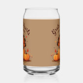 Grateful Hearts Thanksgiving Turkey Blikvorm Glas (Links)