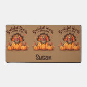 Grateful Hearts Thanksgiving Turkey Bureaumat (Voorkant)