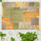 Grateful Herfst Color Blocks Theedoek (Gevouwen)