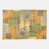 Grateful Herfst Color Blocks Theedoek (Horizontaal)