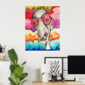 Grateful Insomniac Poster (Thuiskantoor)