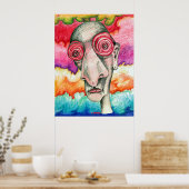 Grateful Insomniac Poster (Keuken)