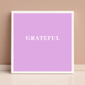 Grateful Inspirerend Moderne Minimalist Poster