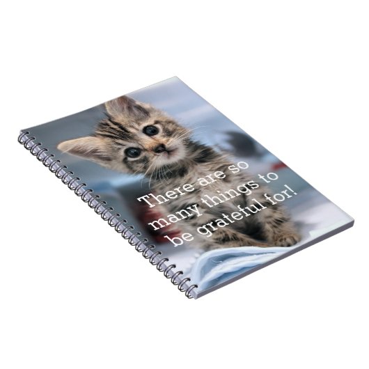 Grateful Kitten Journal Notitieboek (Rechterzijde)