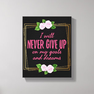 Grateful Motivation words for life and Success Canvas Afdruk