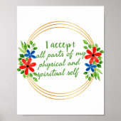 Grateful Motivation words for life Poster (Voorkant)