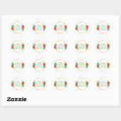 Grateful Motivation words for life Ronde Sticker (Vel)