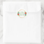 Grateful Motivation words for life Ronde Sticker (Tas)