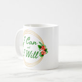 Grateful Motivation words for work Koffiemok (Voorkant links)