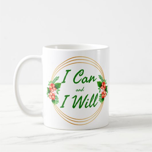 Grateful Motivation words for work Koffiemok (Links)