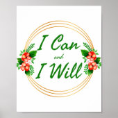 Grateful Motivation words for work Poster (Voorkant)