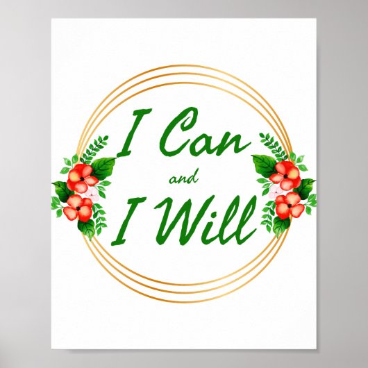 Grateful Motivation words for work Poster (Voorkant)