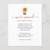 Grateful New Home Herfst Wreath Moving Announge (Achterkant)