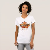 Grateful North – Canadian Thanksgiving Design T-shirt (Voorkant volledig)
