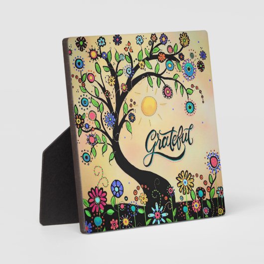 Grateful (oorspronkelijk ontwerp) fotoplaat (Voorkant)