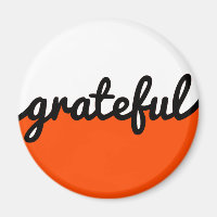 Grateful Script Modern Oranje Black and White
