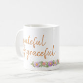 Grateful & sierlijke dansende hamster koffiemok (Voorkant links)