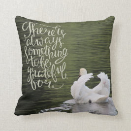 Grateful Swan Pillow Kussen