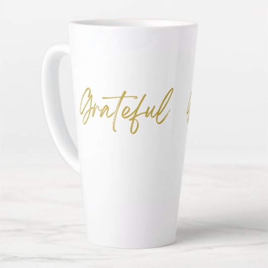 Grateful Tall Latte Mok (Linkerhoek)