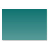 Grateful Teal Cursive Thank You Card Kaart (Achterkant)