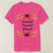 Grateful Thankful Blessed6 T-shirt (Design voorkant)