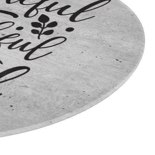 Grateful Thankful Blessed Cutting Board Snijplank (Hoek)