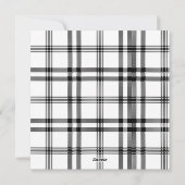 Grateful Thankful Blessed Family met Kerstmis Feestdagenkaart (Achterkant)