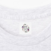 Grateful Thankful Blessed Floral Labels (Aangebracht)