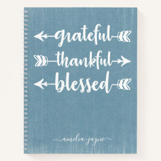 Grateful Thankful Blessed Gratitude Journal Notitieboek