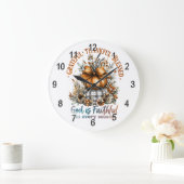 Grateful Thankful Blessed Grote Klok (Huis)