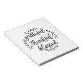Grateful Thankful Blessed Notitieblok (Schuin)