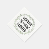 Grateful, Thankful, Blessed Servetten (Hoek)