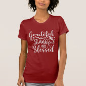 Grateful Thankful Blessed T-Shirt (Voorkant)