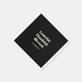 Grateful Thankful Blessed Thanksgiving Servet (Hoek)